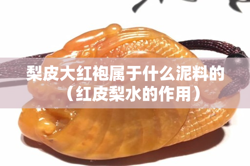 梨皮大紅袍屬于什么泥料的（紅皮梨水的作用）