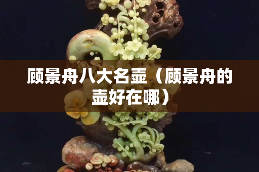 顧景舟八大名壺（顧景舟的壺好在哪）
