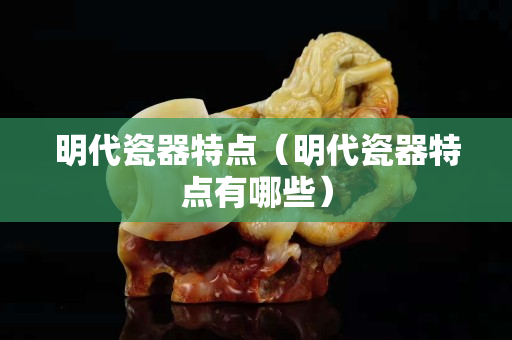 明代瓷器特點（明代瓷器特點有哪些）