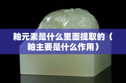 釉元素是什么里面提取的（釉主要是什么作用）