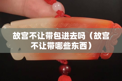 故宮不讓帶包進去嗎（故宮不讓帶哪些東西）
