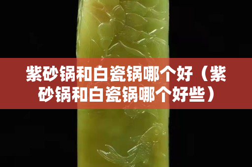 紫砂鍋和白瓷鍋哪個好（紫砂鍋和白瓷鍋哪個好些）
