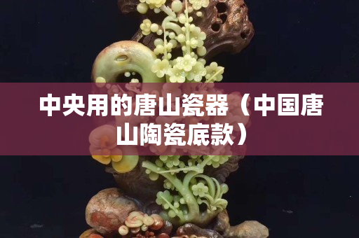 中央用的唐山瓷器（中國唐山陶瓷底款）