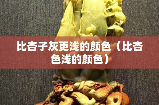 比杏子灰更淺的顏色（比杏色淺的顏色）