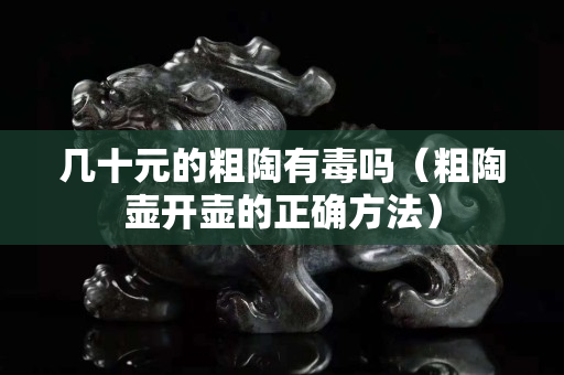 幾十元的粗陶有毒嗎（粗陶壺開壺的正確方法）