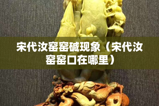 宋代汝窯窯堿現(xiàn)象（宋代汝窯窯口在哪里）