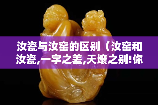 汝瓷與汝窯的區別（汝窯和汝瓷,一字之差,天壤之別!你是不是被忽悠了？）