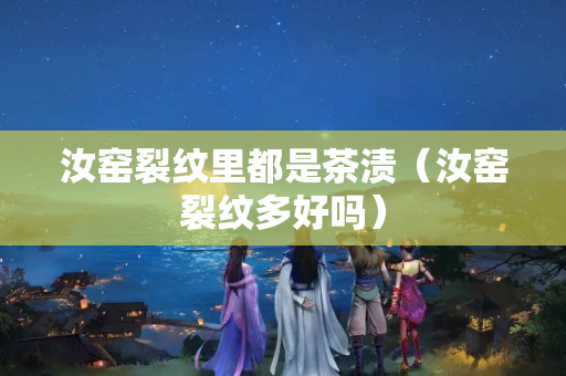 汝窯裂紋里都是茶漬（汝窯裂紋多好嗎）