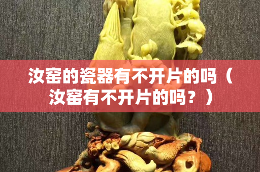 汝窯的瓷器有不開片的嗎（汝窯有不開片的嗎？）