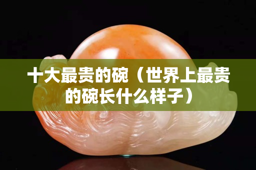 十大最貴的碗（世界上最貴的碗長什么樣子）