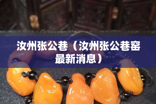 汝州張公巷（汝州張公巷窯最新消息）