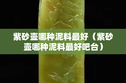 紫砂壺哪種泥料最好（紫砂壺哪種泥料最好吧臺）