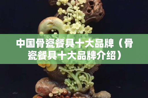 中國骨瓷餐具十大品牌（骨瓷餐具十大品牌介紹）