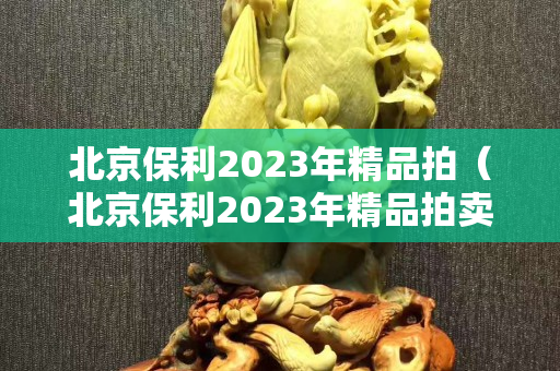 北京保利2023年精品拍（北京保利2023年精品拍賣(mài)公告）