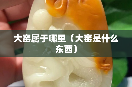 大窯屬于哪里（大窯是什么東西）