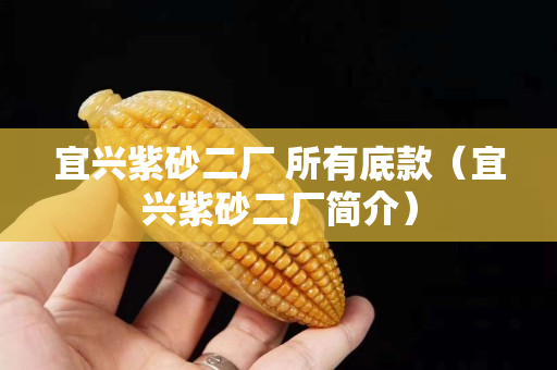 宜興紫砂二廠 所有底款（宜興紫砂二廠簡介）