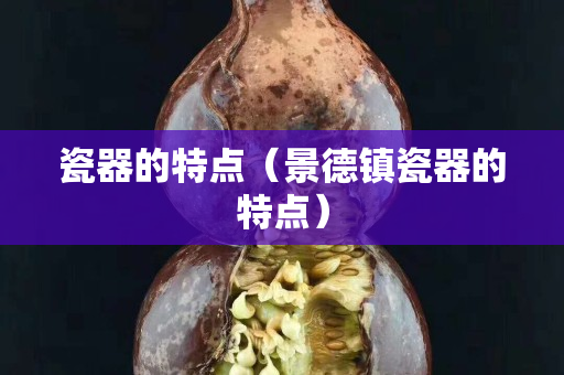 瓷器的特點（景德鎮瓷器的特點）