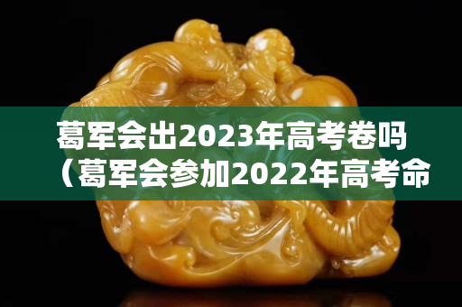 葛軍會出2023年高考卷嗎（葛軍會參加2022年高考命題嗎）