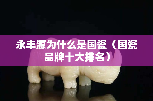 永豐源為什么是國瓷（國瓷品牌十大排名）