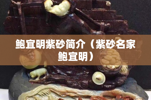 鮑宜明紫砂簡介（紫砂名家鮑宜明）