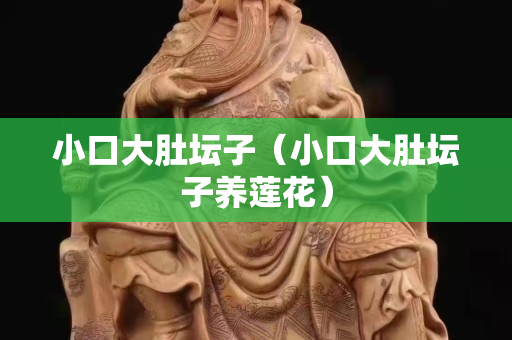 小口大肚壇子（小口大肚壇子養蓮花）