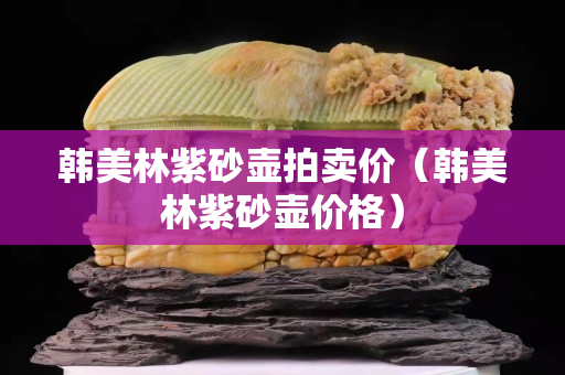 韓美林紫砂壺拍賣價（韓美林紫砂壺價格）