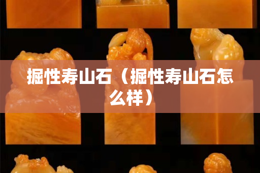 掘性壽山石（掘性壽山石怎么樣）