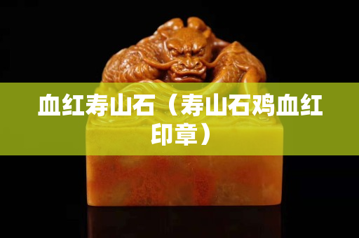 血紅壽山石（壽山石雞血紅印章）