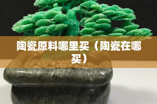 陶瓷原料哪里買（陶瓷在哪買）