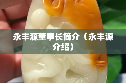 永豐源董事長簡介（永豐源介紹）