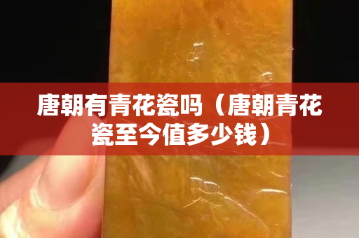 唐朝有青花瓷嗎（唐朝青花瓷至今值多少錢）