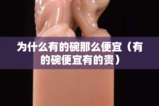 為什么有的碗那么便宜（有的碗便宜有的貴）