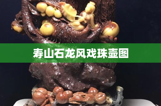 壽山石龍風(fēng)戲珠壺圖