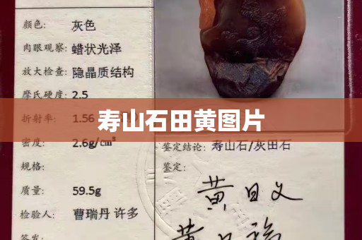 壽山石田黃圖片