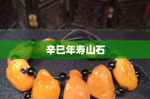 辛巳年壽山石