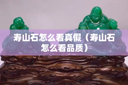 壽山石怎么看真假（壽山石怎么看品質）