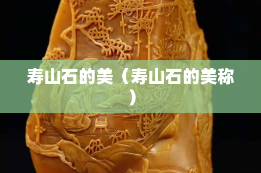 壽山石的美（壽山石的美稱）