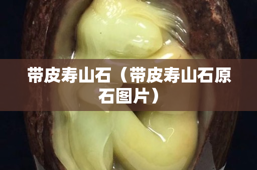 帶皮壽山石（帶皮壽山石原石圖片）