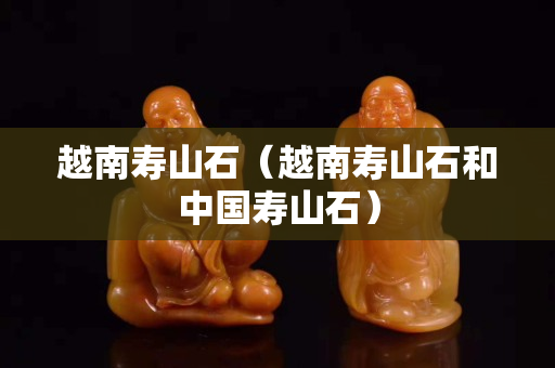 越南壽山石（越南壽山石和中國壽山石）