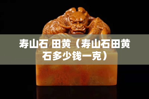 壽山石 田黃（壽山石田黃石多少錢一克）