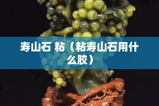 壽山石 粘（粘壽山石用什么膠）