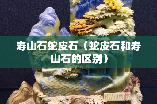 壽山石蛇皮石（蛇皮石和壽山石的區別）