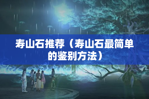 壽山石推薦（壽山石最簡單的鑒別方法）