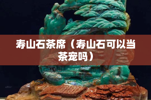 壽山石茶席（壽山石可以當(dāng)茶寵嗎）