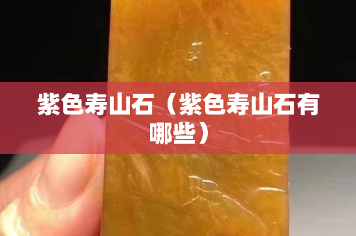 紫色壽山石（紫色壽山石有哪些）