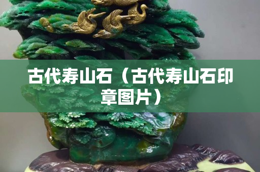 古代壽山石（古代壽山石印章圖片）