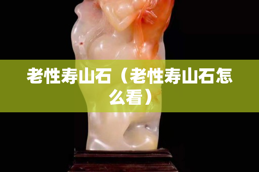 老性壽山石（老性壽山石怎么看）