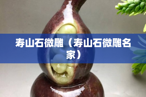壽山石微雕（壽山石微雕名家）