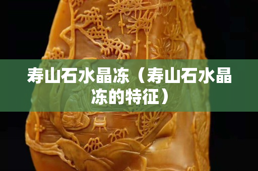 壽山石水晶凍（壽山石水晶凍的特征）