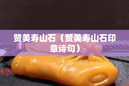 贊美壽山石（贊美壽山石印章詩(shī)句）